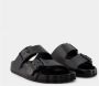 Balenciaga Zwarte Leren Zondag Sandalen Black Dames - Thumbnail 2