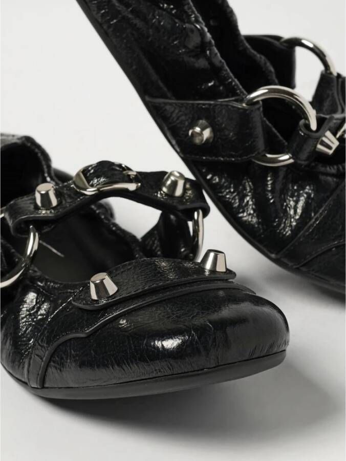 Balenciaga Zwarte sandalen met hak gespdetail