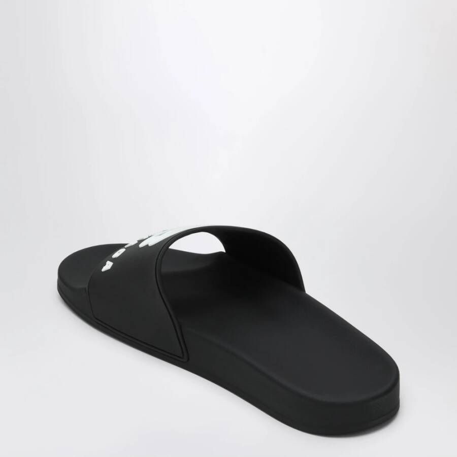 Balenciaga Zwarte Sandalen Slides