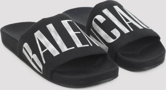 Balenciaga Zwarte Sandalen voor Mannen Stijlvol Ontwerp