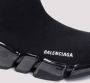 Balenciaga Zwarte Speed 2.0 LT Clearsole Sneakers Black Heren - Thumbnail 10