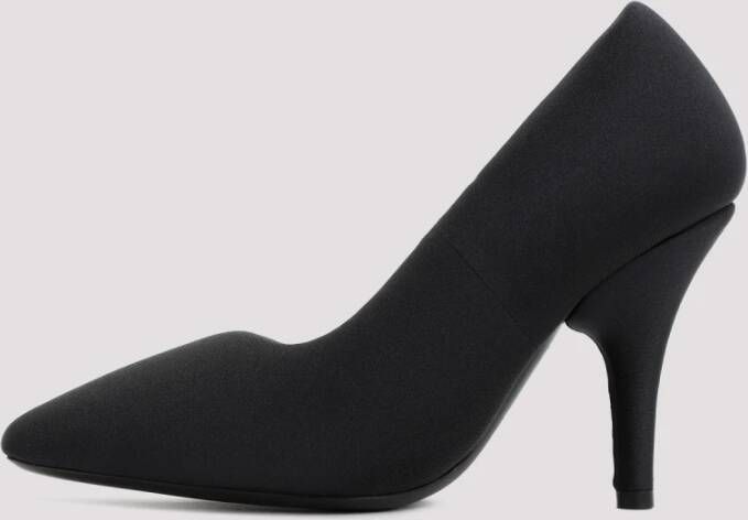 Balenciaga Zwarte Tech Stof Pumps Met Puntige Neus Black Dames