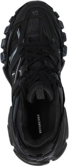 Balenciaga Zwarte Track Panelled Lace-Up Sneakers