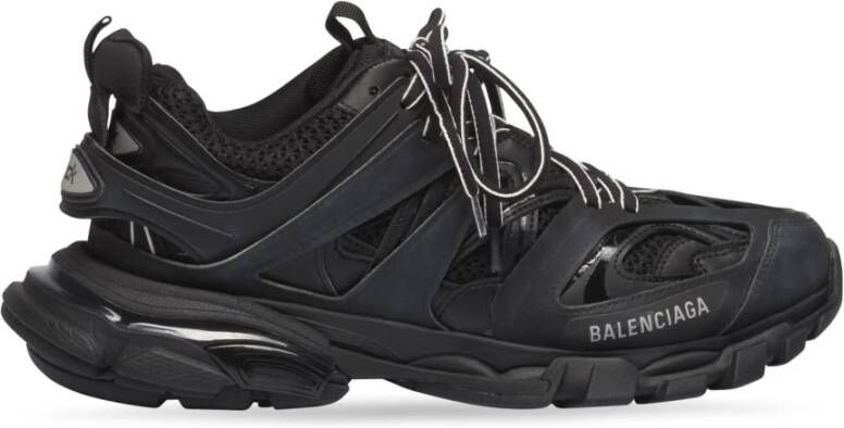Balenciaga Zwarte Track Sneaker met Innovatief Design