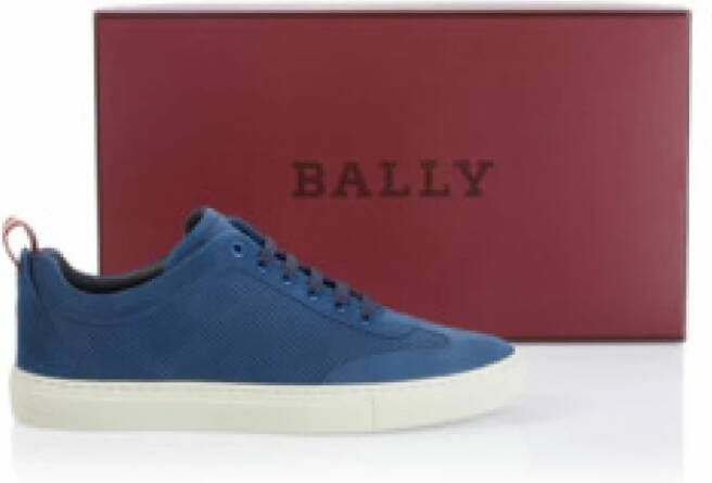 Bally Blauwe Heren Sneaker Comfortabele Moderne Stijl