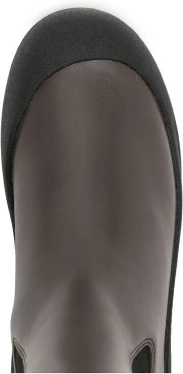 Bally Bruin Leren Enkellaarsje