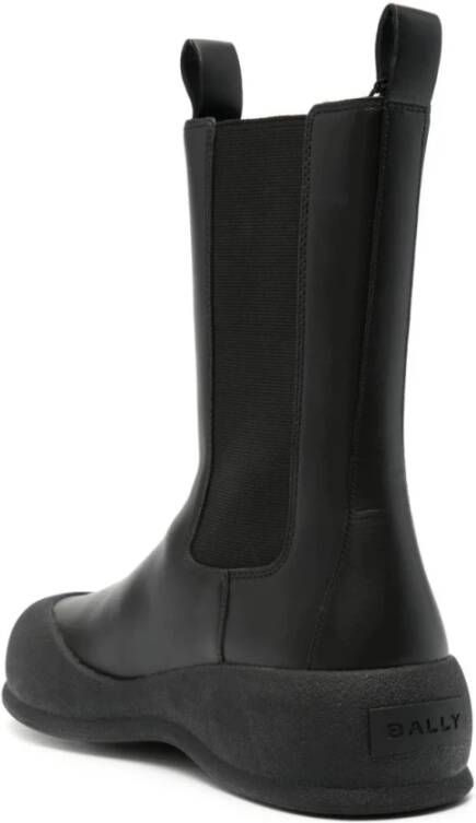 Bally Casual Zwarte Enkellaars Black Dames
