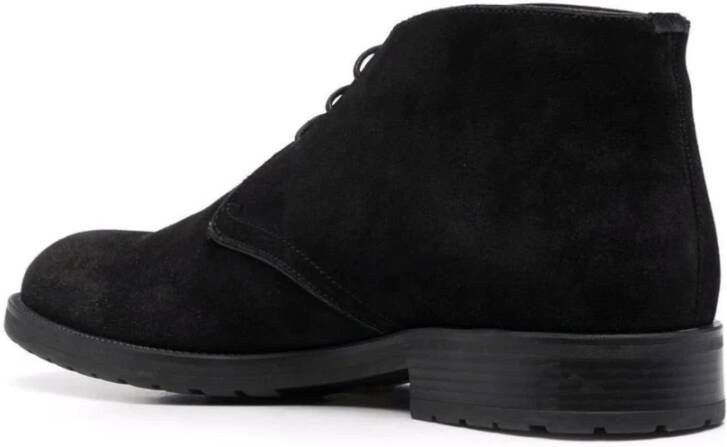 Bally Casual Zwarte Enkellaarzen voor Mannen Black Heren