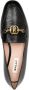 Bally Zwarte leren loafers met logo versiering Black Dames - Thumbnail 3