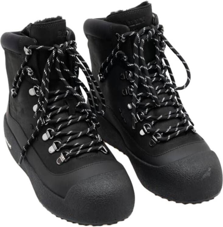 Bally Gepolsterde enkellaarsjes Black Heren