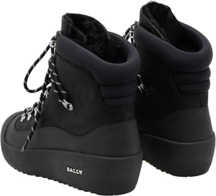 Bally Gepolsterde enkellaarsjes Black Heren