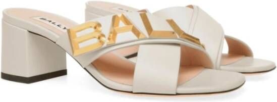 Bally High Heel Sandals White Dames