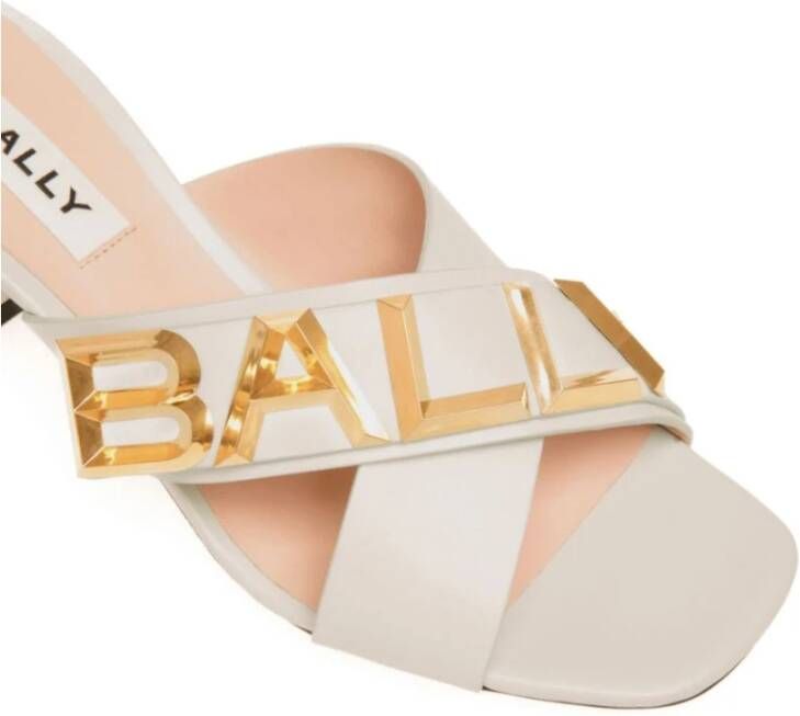 Bally High Heel Sandals White Dames