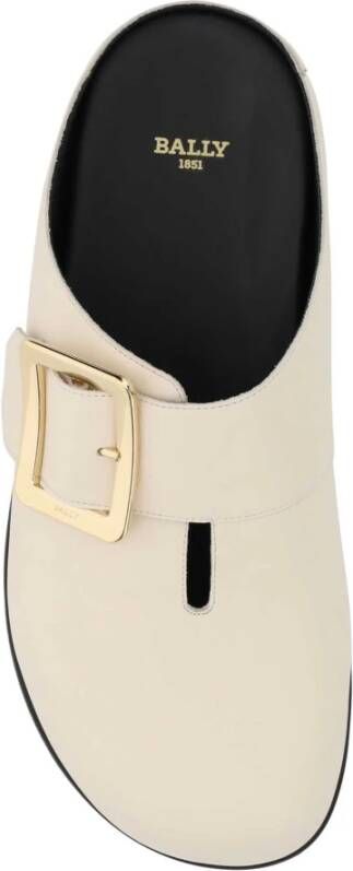 Bally Ivoorleren Slippers