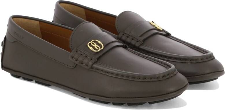 Bally Keeper Loafers Brown Heren