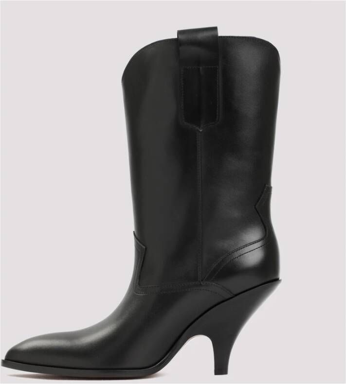 Bally Lavyn Leren Laarzen in Zwart Black Dames