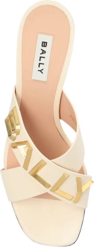 Bally Leather mules Beige Dames