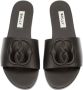 Bally Leren Platte Sandalen Black Dames - Thumbnail 4