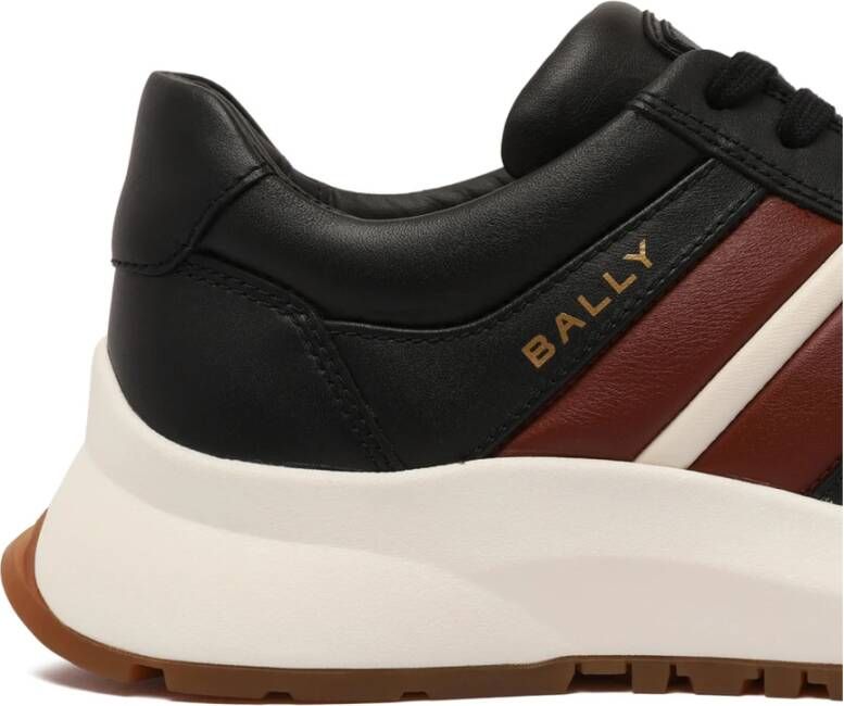 Bally Multikleur Gestreepte Veterschoenen