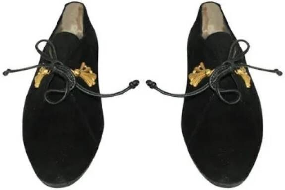 Bally Pre-owned Leather flats Black Dames