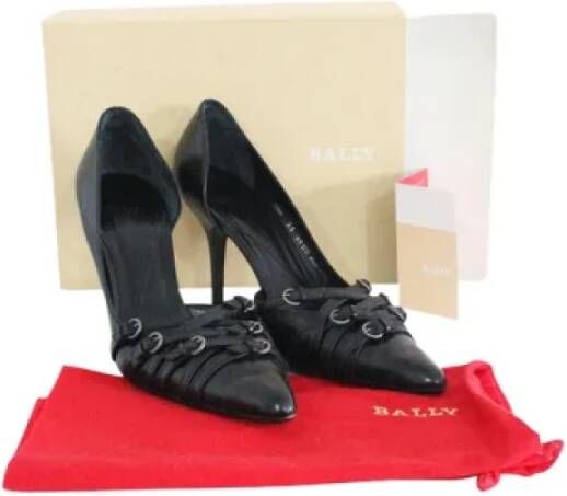 Bally Pre-owned Leather heels Black Dames