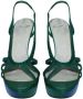 Bally Pre-owned Leather heels Green Dames - Thumbnail 3
