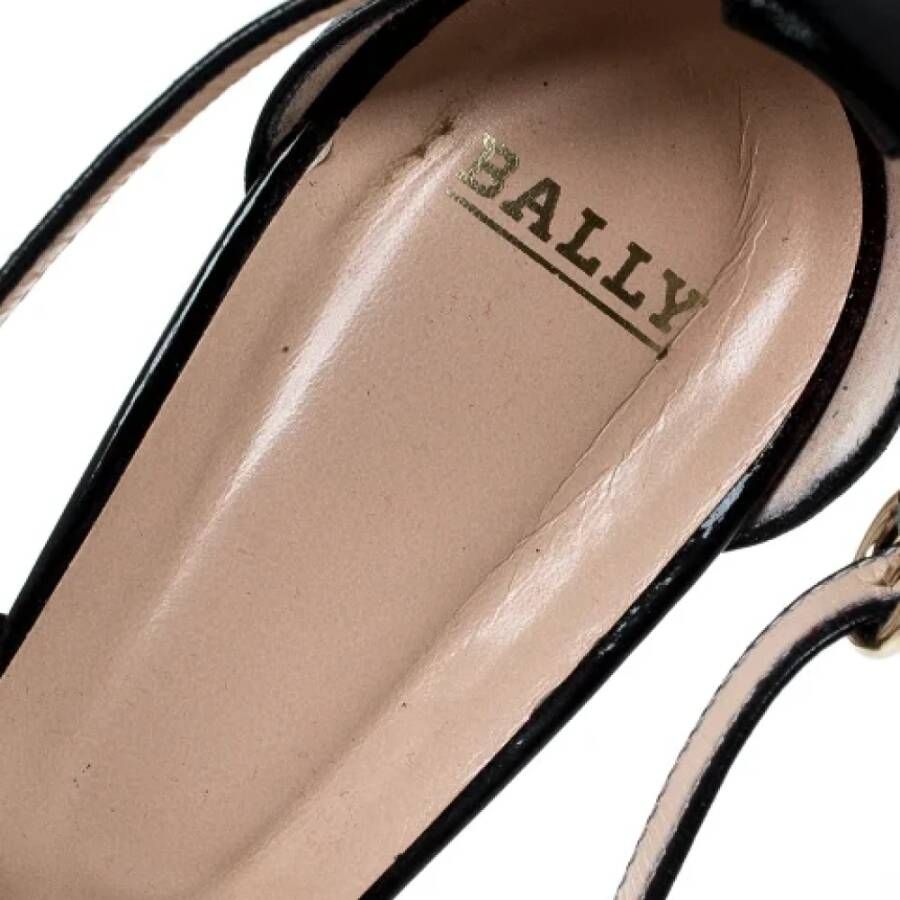 Bally Pre-owned Leather sandals Black Dames
