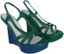 Bally Pre-owned Leather sandals Green Dames - Thumbnail 2