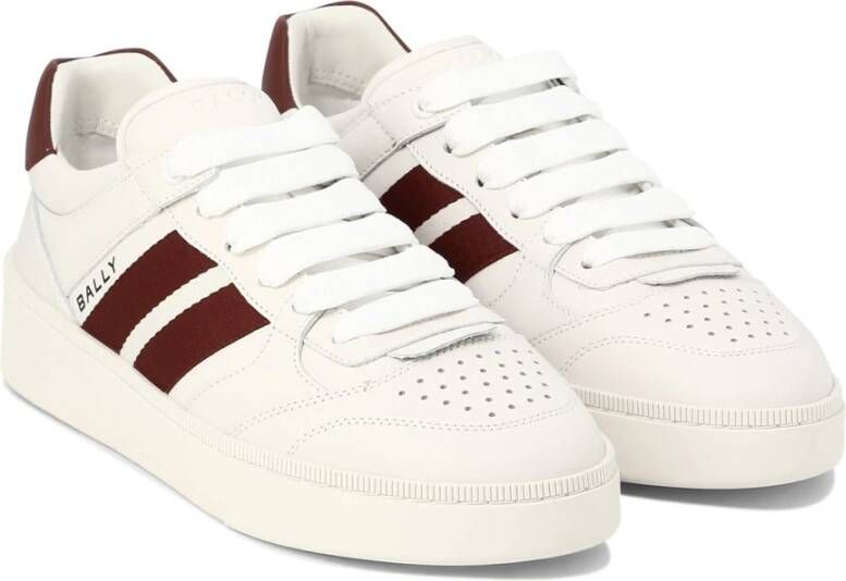 Bally Rebby Leren Sneakers White Dames