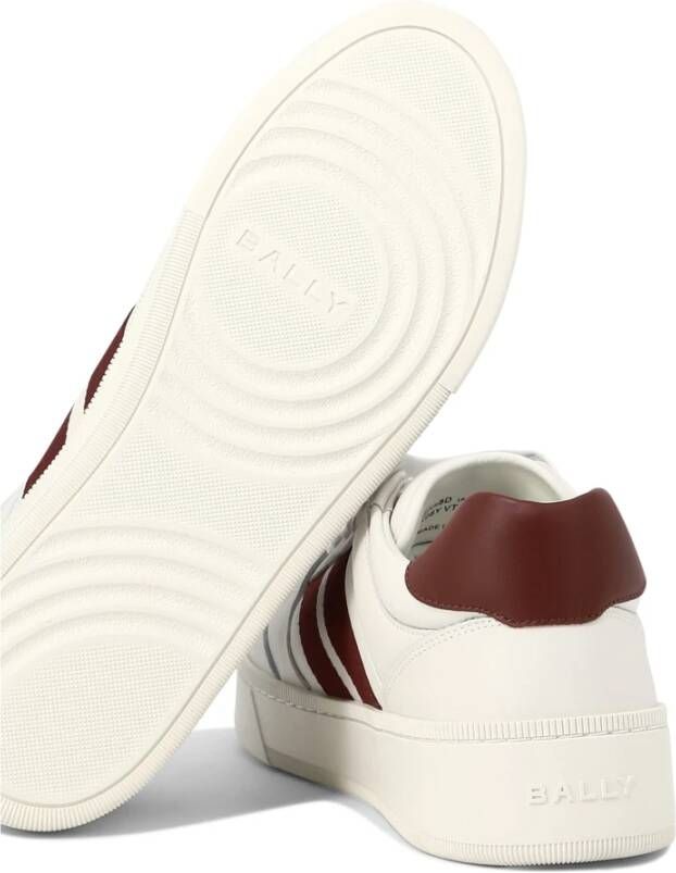 Bally Rebby Leren Sneakers White Dames