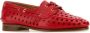 Bally Rode Leren Feest Veterschoenen Loafers - Thumbnail 2