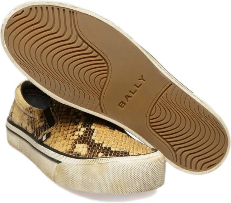 Bally Santa Ana Slip-on Sneakers Brown Dames