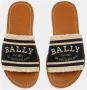 Bally Zwarte Sandalen met Logo Borduursel Zwart Dames - Thumbnail 7
