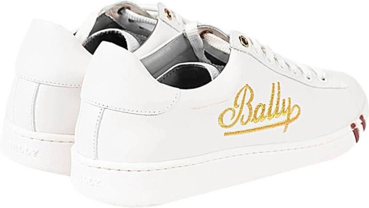 Bally Luxe Veterschoenen Wit Dames