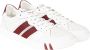 Bally Leren Sneakers met Logo Zool White Heren - Thumbnail 5