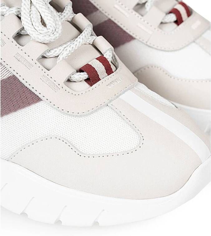 Bally Heren Sneakers met Versterkte Hiel Wit Heren