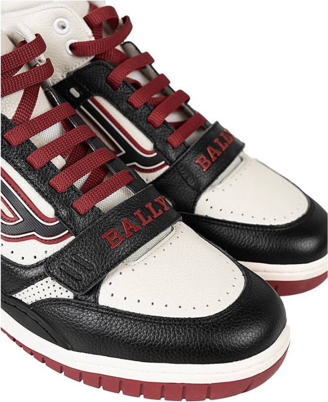 Bally Hoge Lace-Up Sneakers Zwart Heren