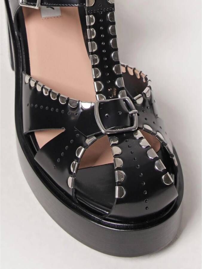 Bally Studded Platform Sandals Elegant Style