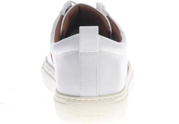 Bally Witte Leren Sneakers White Heren