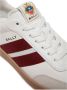 Bally Witte Lint Trim Suède Sneakers - Thumbnail 2