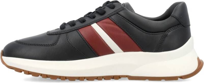 Bally Zwart Rood Wit Sneakers Ss24 Multicolor Heren