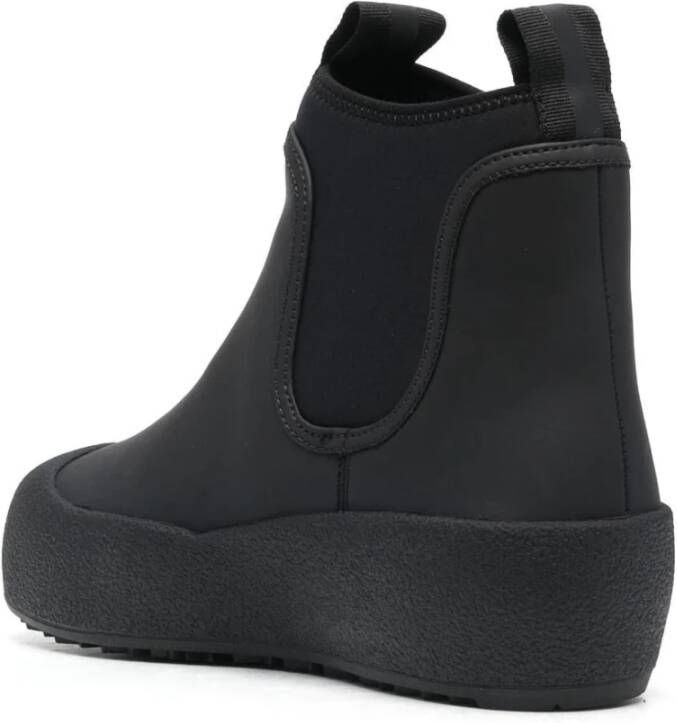 Bally Zwarte Casual Closed Wedges Enkellaarzen Black Dames