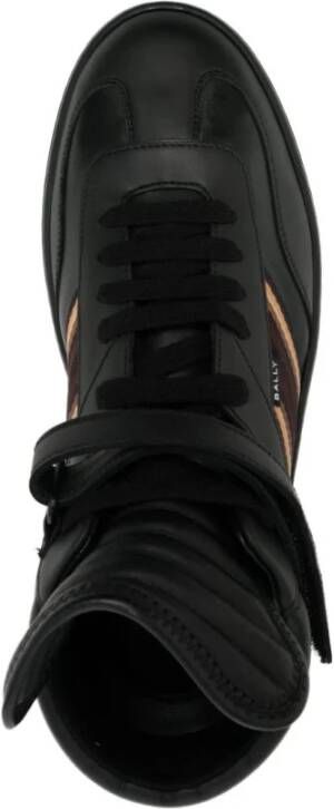 Bally Zwarte Casual Gesloten Platte Sneakers