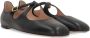 Bally Zwarte Leren Ballerina Platte Schoenen Black Dames - Thumbnail 4