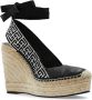 Balmain Alex monogram espadrilles Zwart - Thumbnail 4