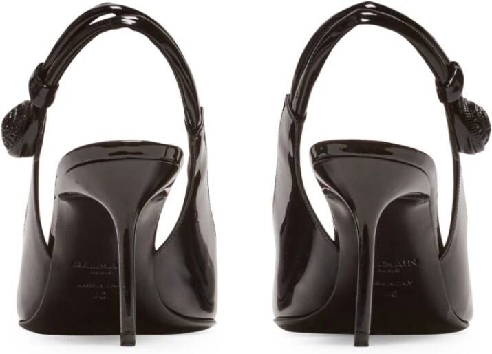 Balmain Alma 75mm lakleren pumps Zwart - Foto 7