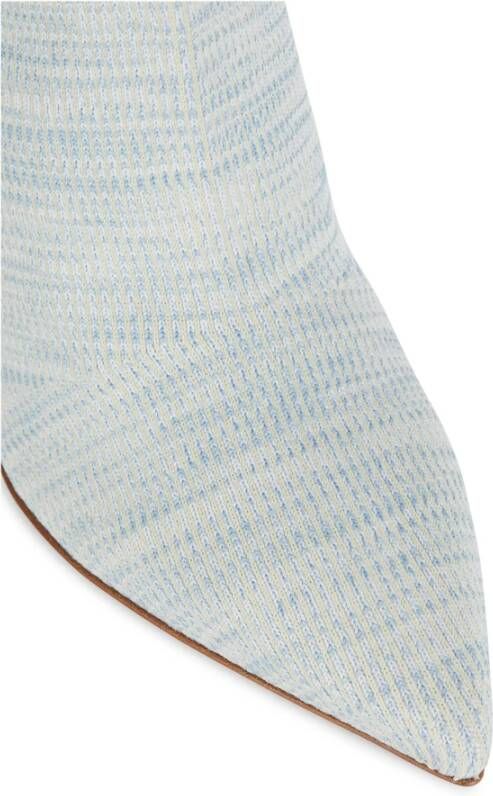 Balmain Skye gebreide enkellaarzen Blauw - Foto 5