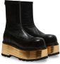 Balmain Leren platform laarzen Black Dames - Thumbnail 2