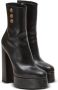 Balmain Bottines Brune en cuir Black Dames - Thumbnail 2