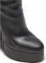Balmain Brune leren enkellaarzen Zwart - Thumbnail 4